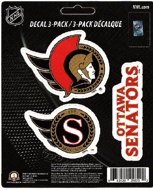 Ottawa Senators Team Decal Set