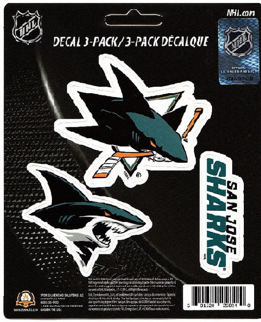 San Jose Sharks Team Decal Set