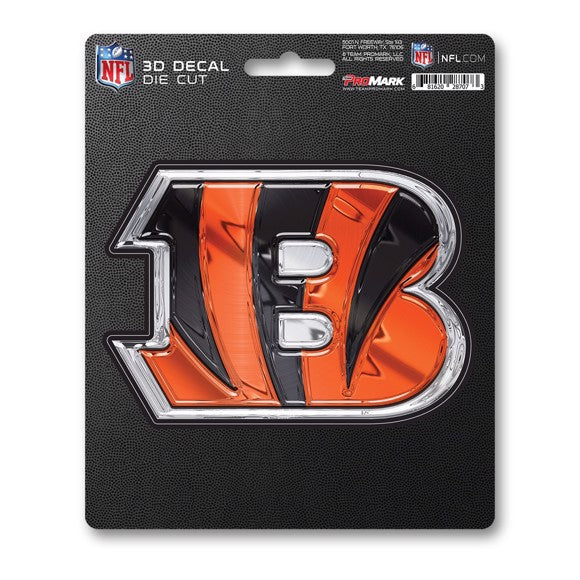 Cincinnati Bengals Die Cut 3D Decal