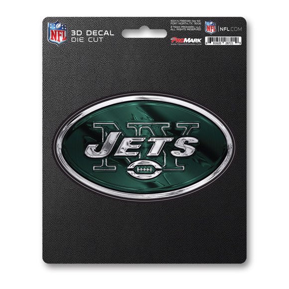 New York Jets Die Cut 3D Decal