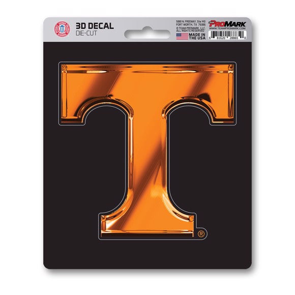 Tennessee Volunteers Die Cut 3D Decal