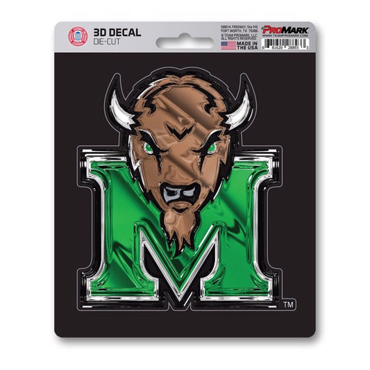 Marshall Thundering Herd Die Cut 3D Decal