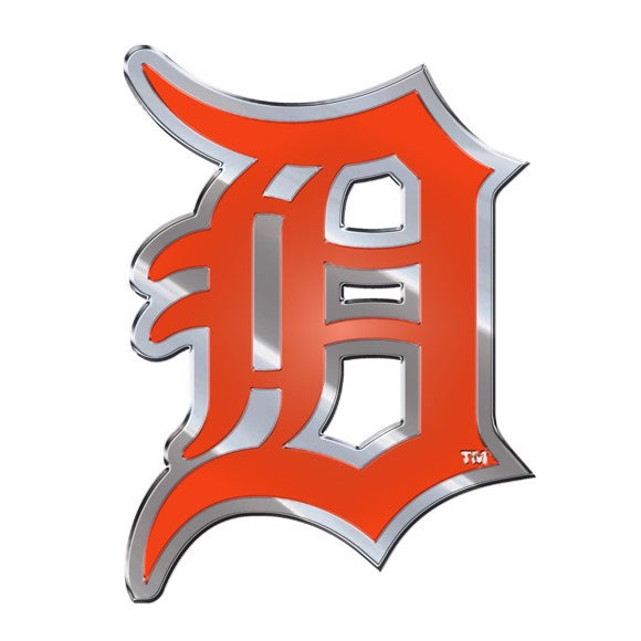 Detroit Tigers Full Color Metal Emblem