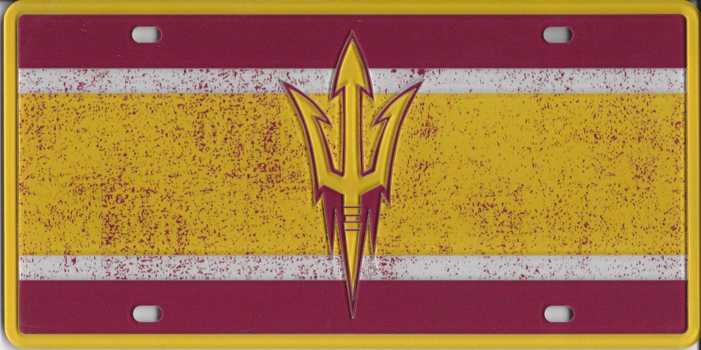 Arizona State Sun Devils Vintage Laser Plate