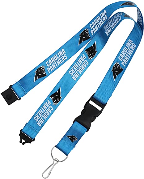 Carolina Panthers Lanyard With Neck Safety Latch