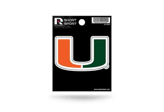 Miami Hurricanes Short Sport Decal