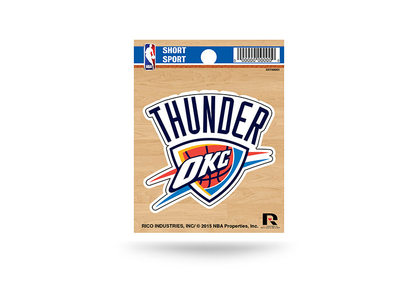 Oklahoma City Thunder Short Sport Decal