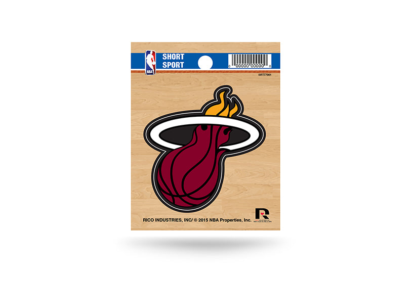 Miami Heat Short Sport Decal