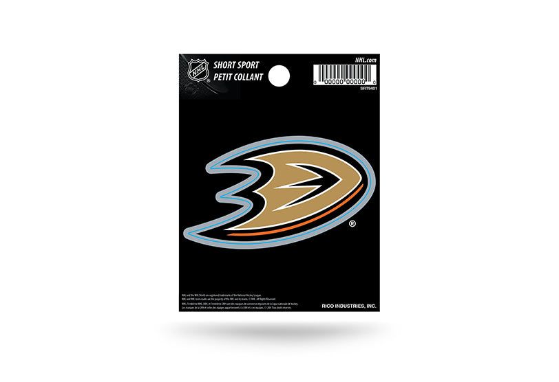 Anaheim Ducks Short Sport Decal