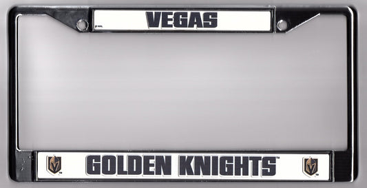 Las Vegas Golden Knights Chrome License Plate Frame