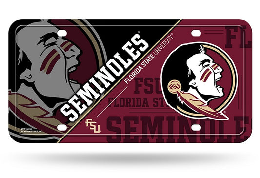 Florida State Seminoles Metal License Plate