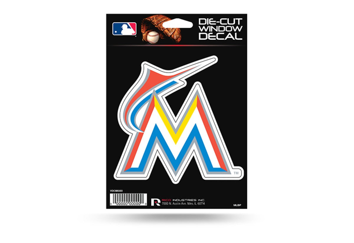 Miami Marlins Die Cut Vinyl Decal