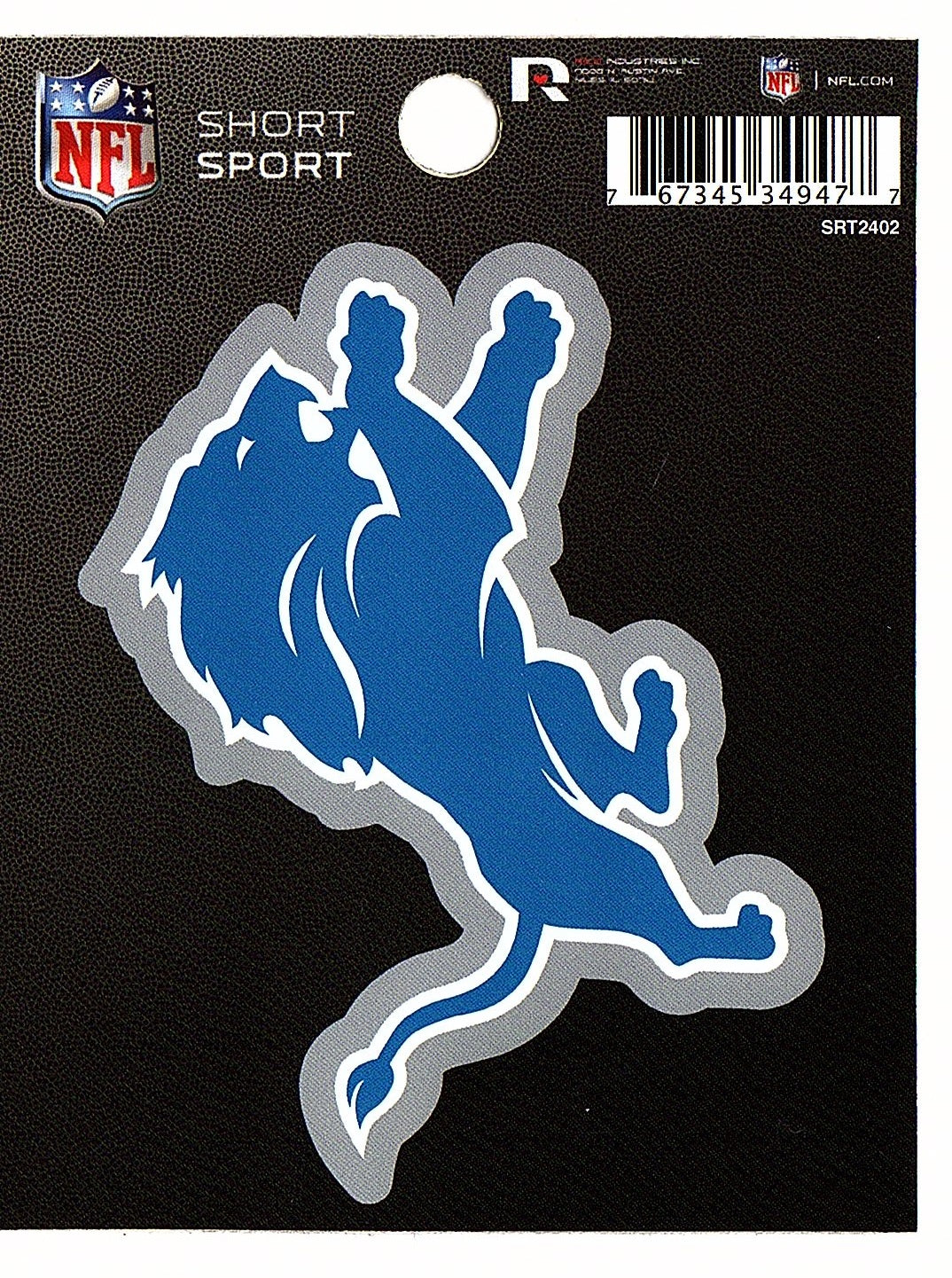 Detroit Lions Short Sport Decal