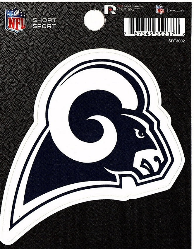Los Angeles Rams Short Sport Decal – Auto License Plates Frames