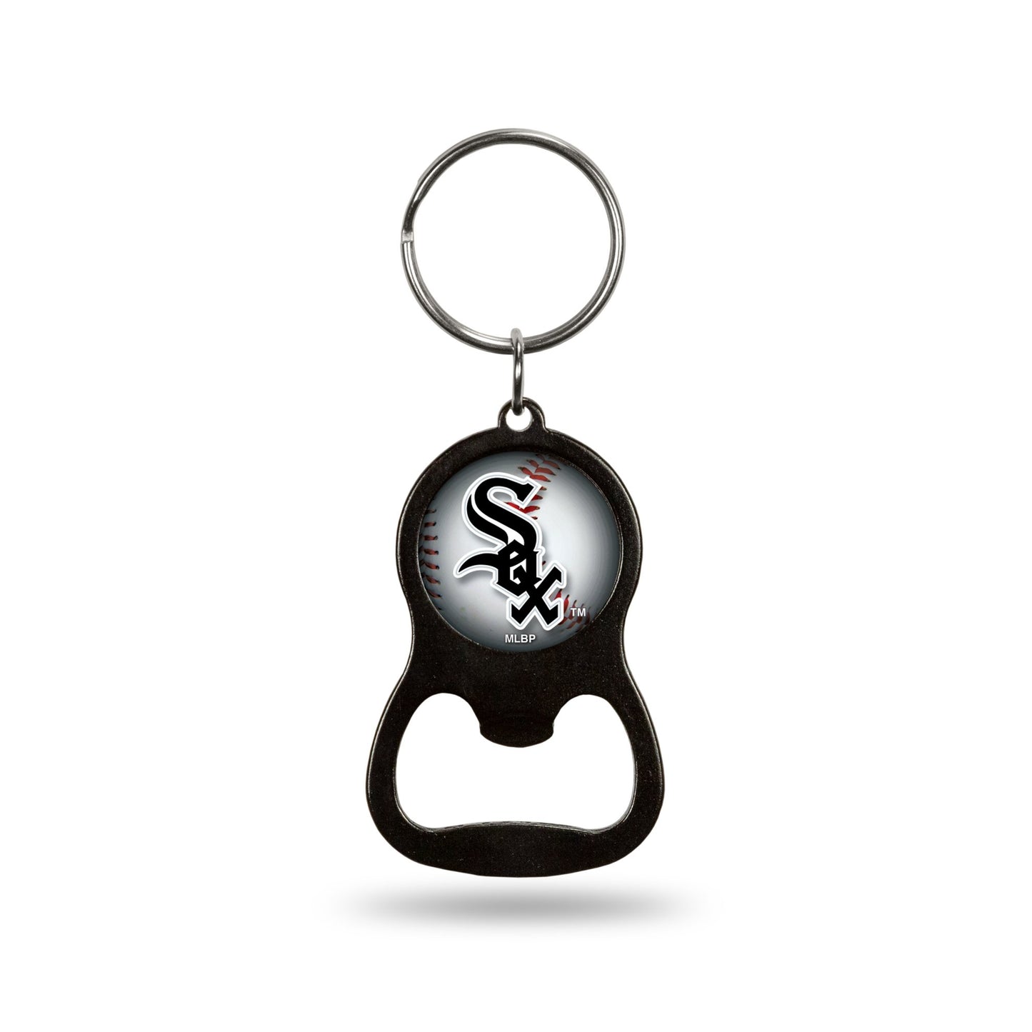 Chicago White Sox Black Key Chain And Bottle Opener