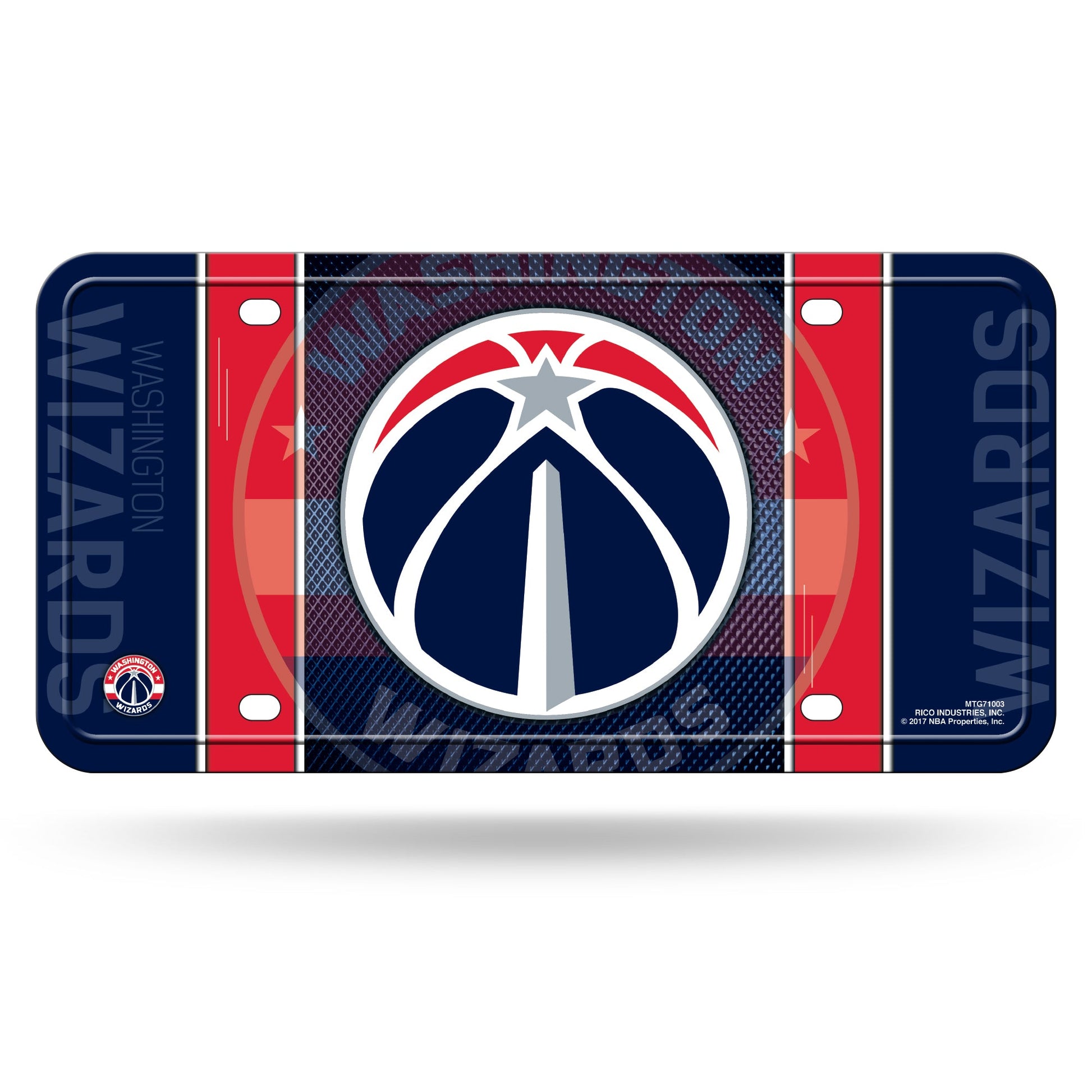 Washington Wizards Metal License Plate