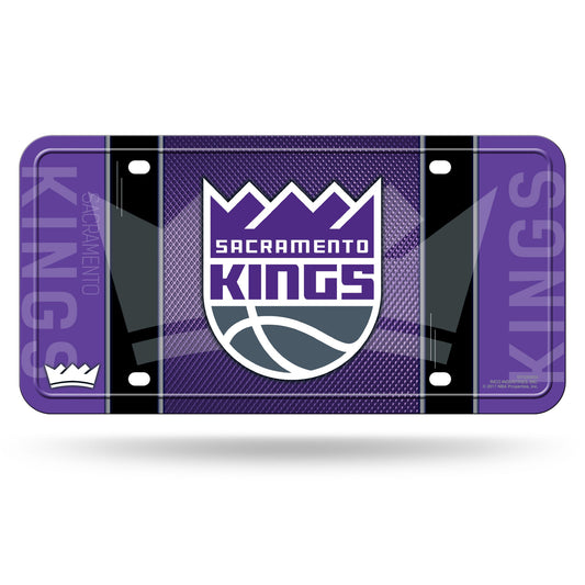 Sacramento Kings Metal License Plate