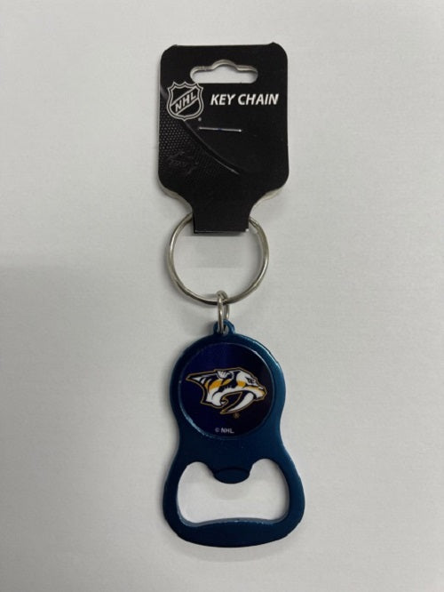 Nashville Predators Blue Key Chain And Bottle Opener