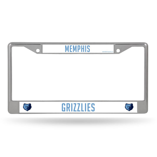 Memphis Grizzlies Chrome License Plate Frame