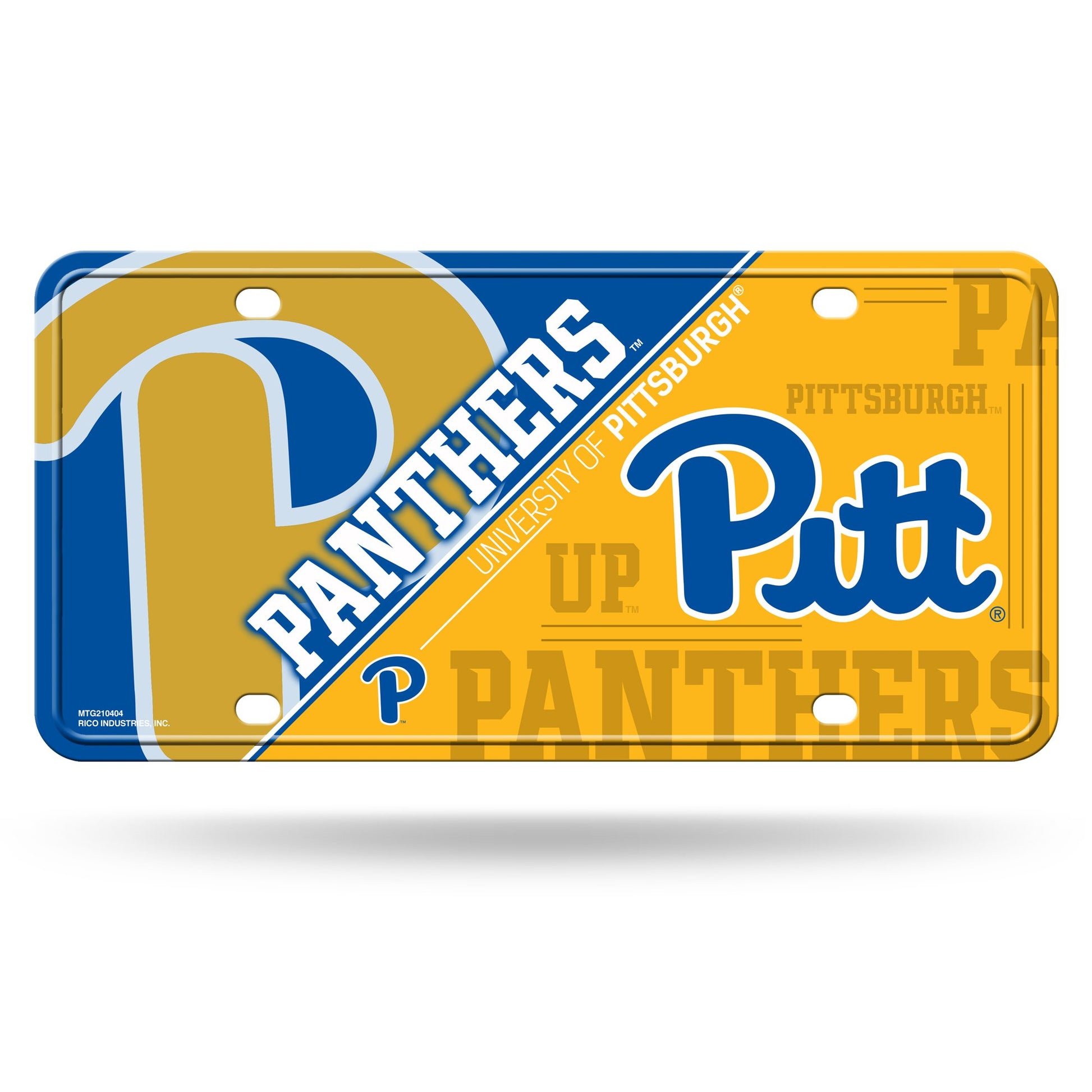 Pittsburgh Panthers Metal License Plate