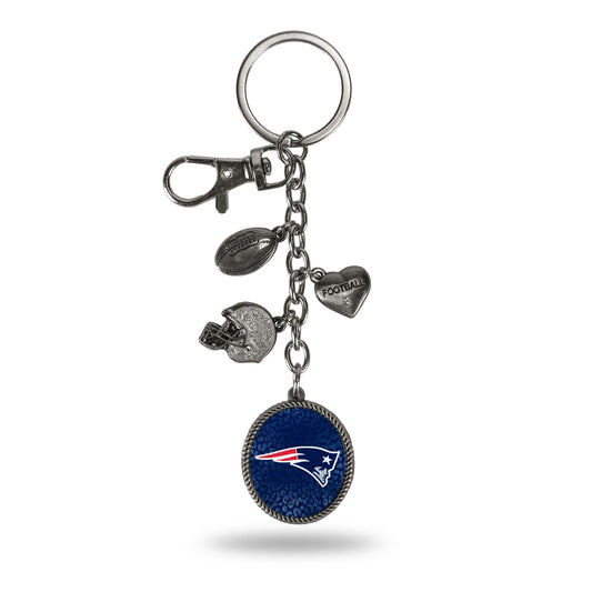 New England Patriots Charm Key Chain