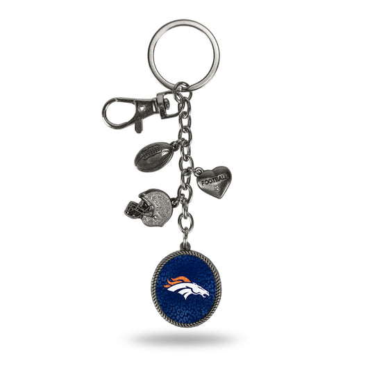 Denver Broncos Charm Key Chain