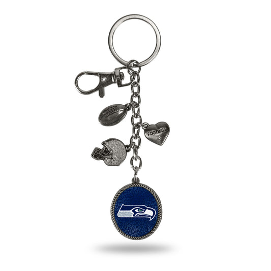 Seattle Seahawks Charm Key Chain