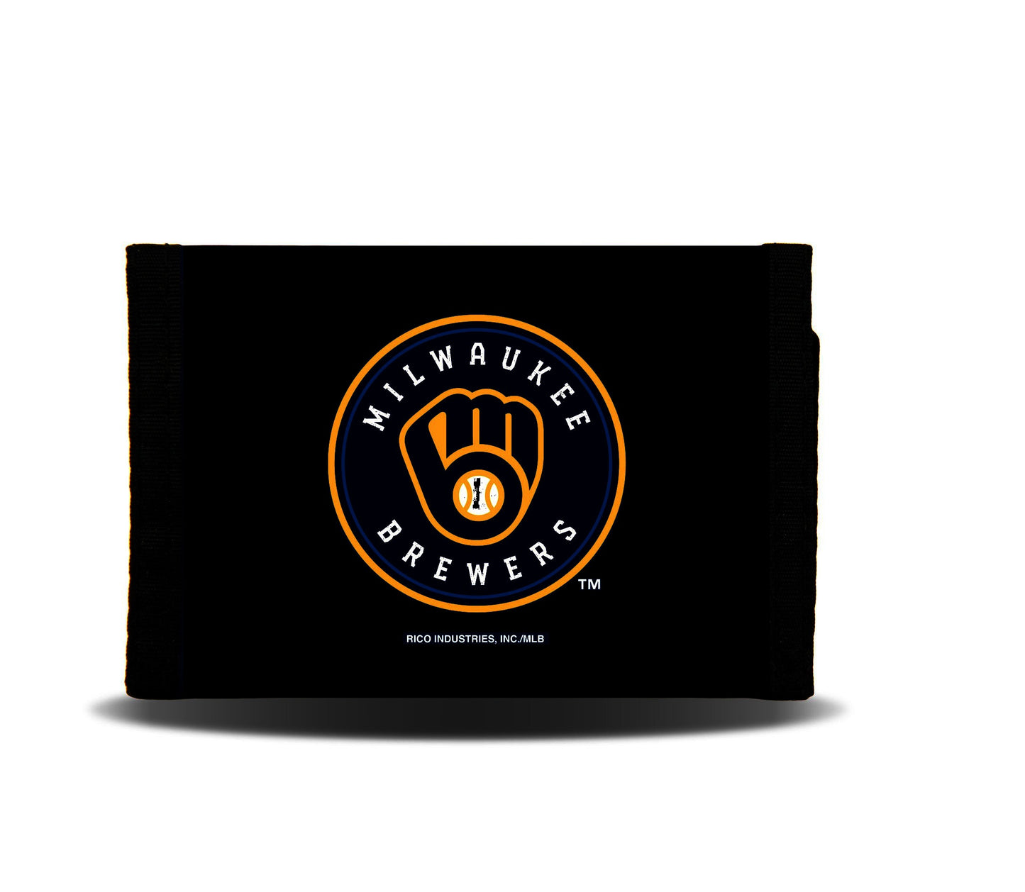 Milwaukee Brewers Nylon Trifold Wallet