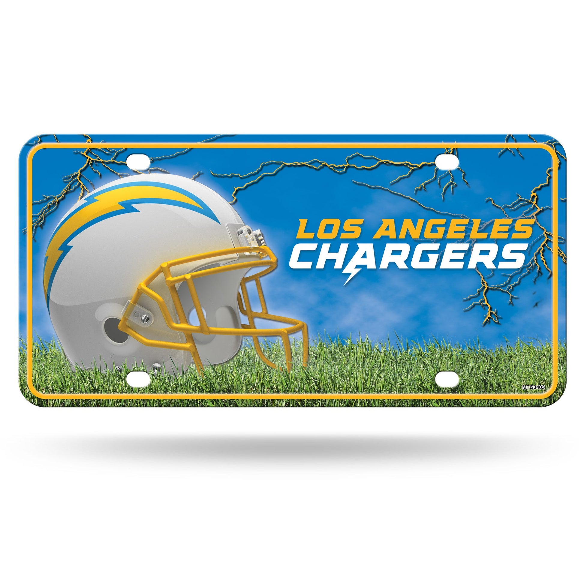 Los Angeles Chargers Metal License Plate