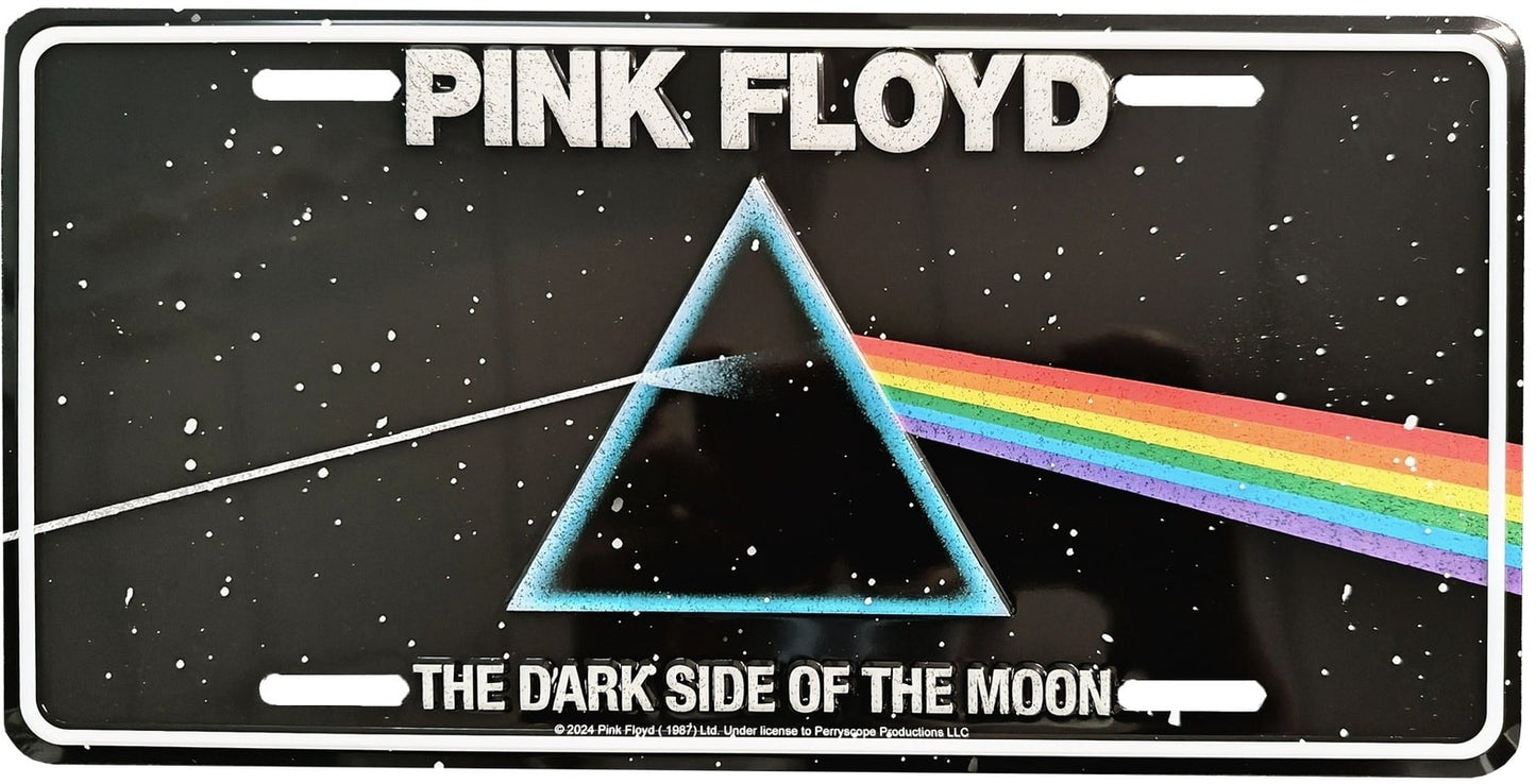 Pink Floyd Dark Side Of The Moon Metal License Plate