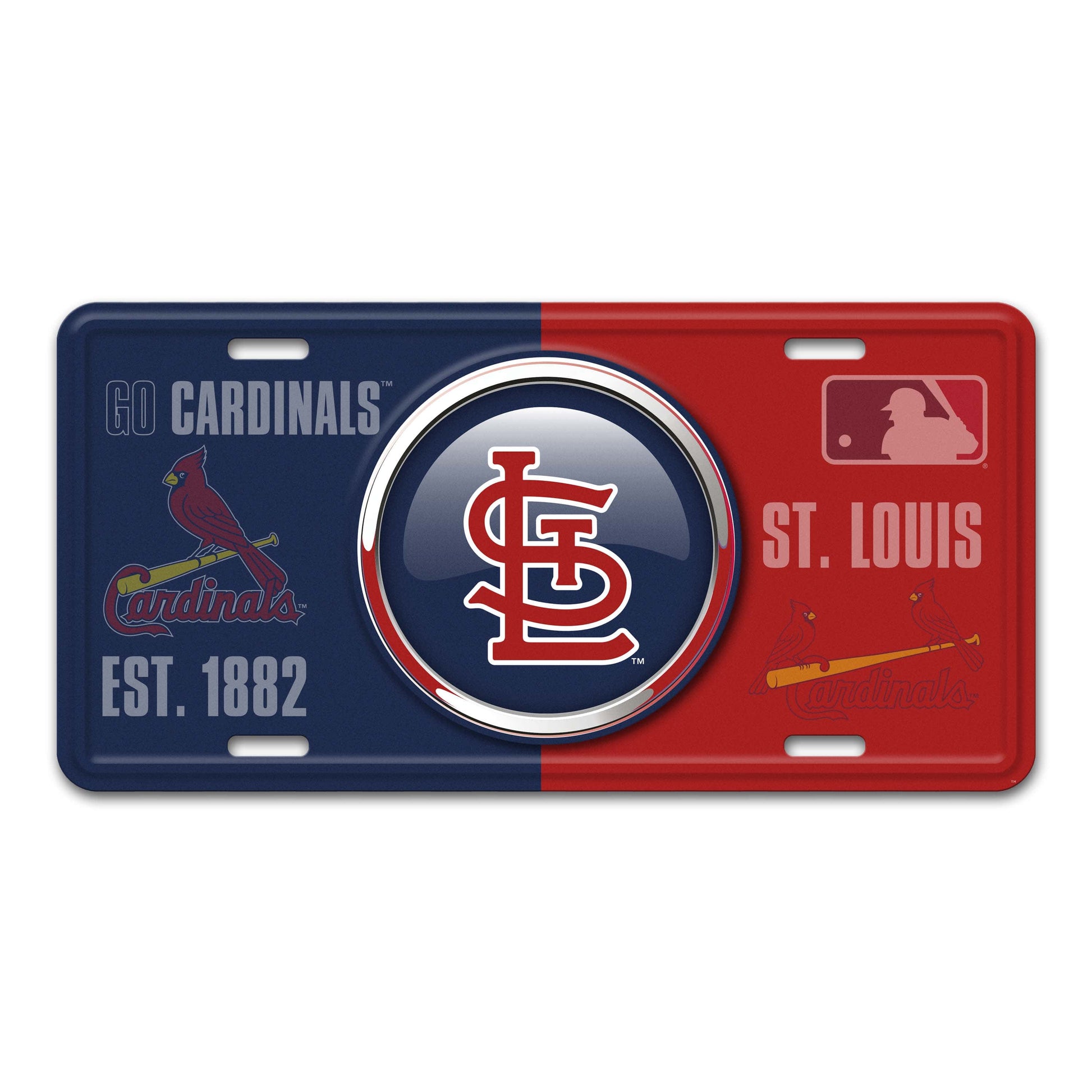 St. Louis Cardinals Metal License Plate