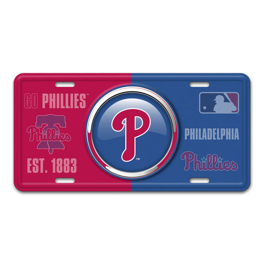 Philadelphia Phillies Metal License Plate