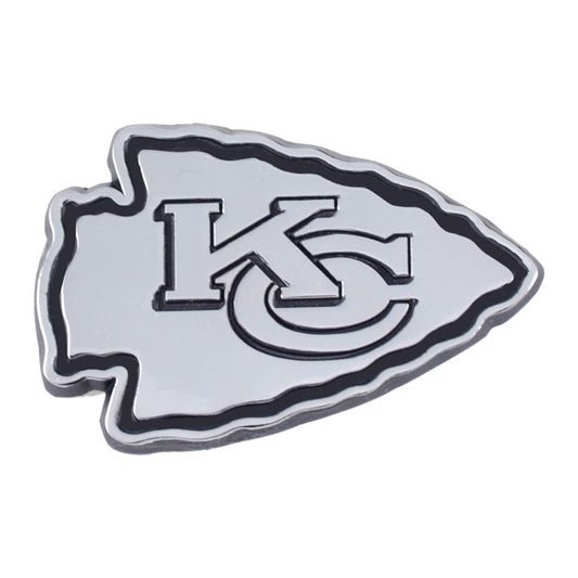 Kansas City Chiefs 3-D Metal Auto Emblem