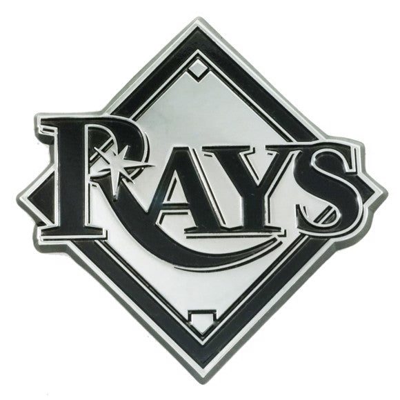 Tampa Bay Rays Chrome Metal Emblem