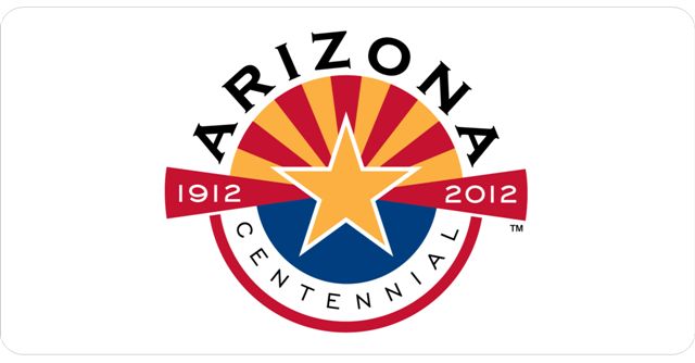 AZ Centennial Photo License Plate