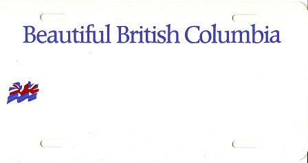 Design it Yourself British Columbia Look Alike Plate