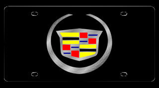 Black Cadillac Laser License Plate