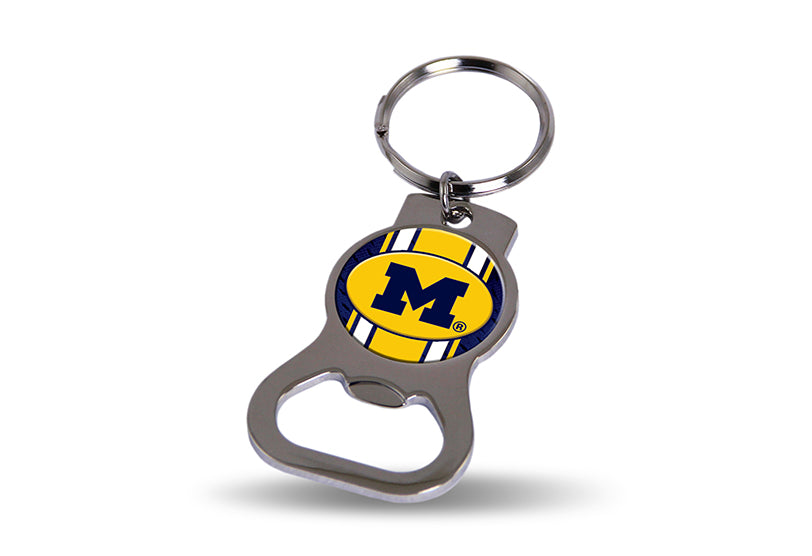 Michigan Wolverines Keychain And Bottle Opener