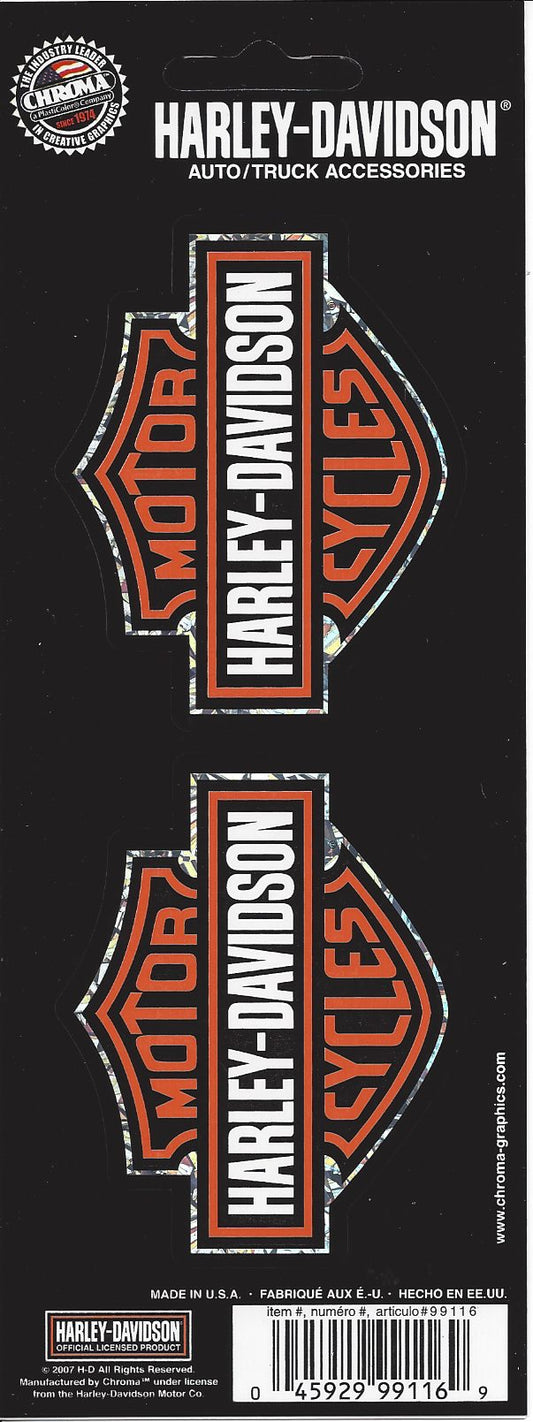 Harley-Davidson Holographix Bar and Shield Decals