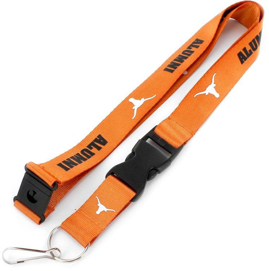 Texas Longhorns Alumni Lanyard With Safety Latch