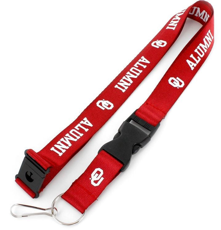 Oklahoma Sooners Alumni Lanyard With Safety Latch