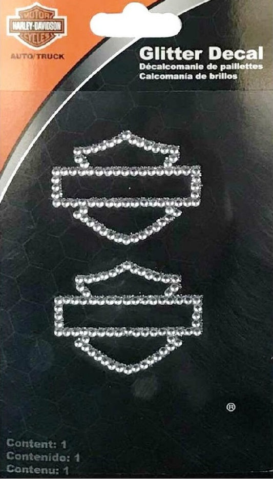 Harley-Davidson Silhouette Bar & Shield Bling Decal Kit