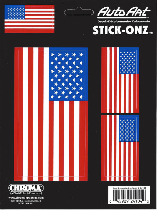 American Flag Decal Set