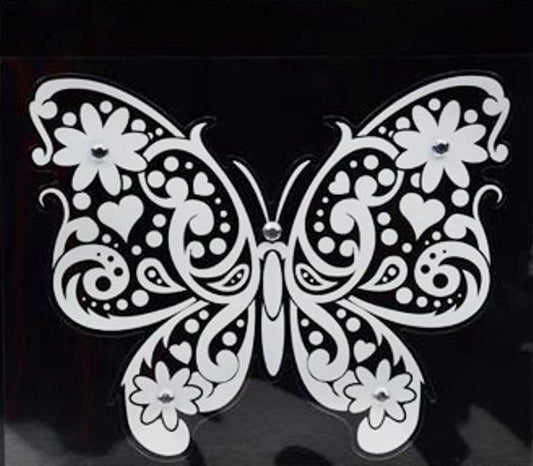 White Butterfly Clingbling Decal