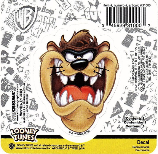 Taz Tasmanian Devil Vinyl Decal