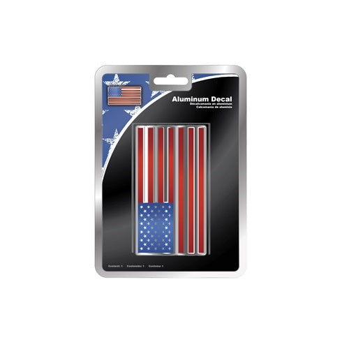 American Flag Aluminum Decal