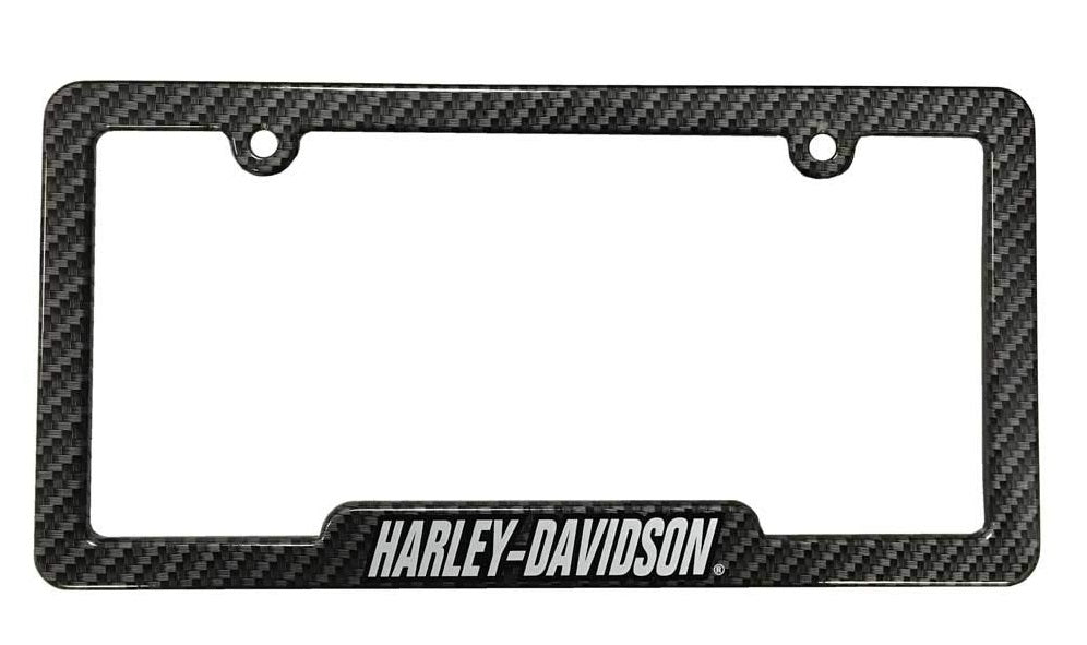 Harley-Davidson Carbon Fiber Look License Plate Frame