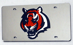 Cincinnati Bengals Laser License Plate