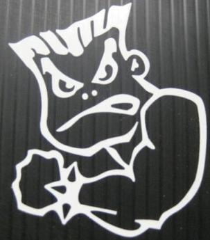 Bad Boy 4" x 4" Decal