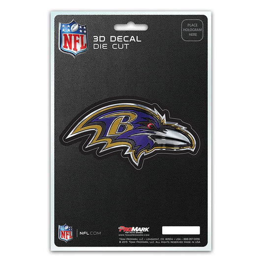 Baltimore Ravens Die Cut 3D Decal